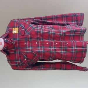 NWT Outdoor Casuals Plaid Shirt Size M